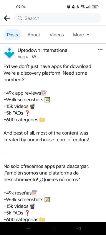 تطبيق Facebook - لقطة شاشة 4