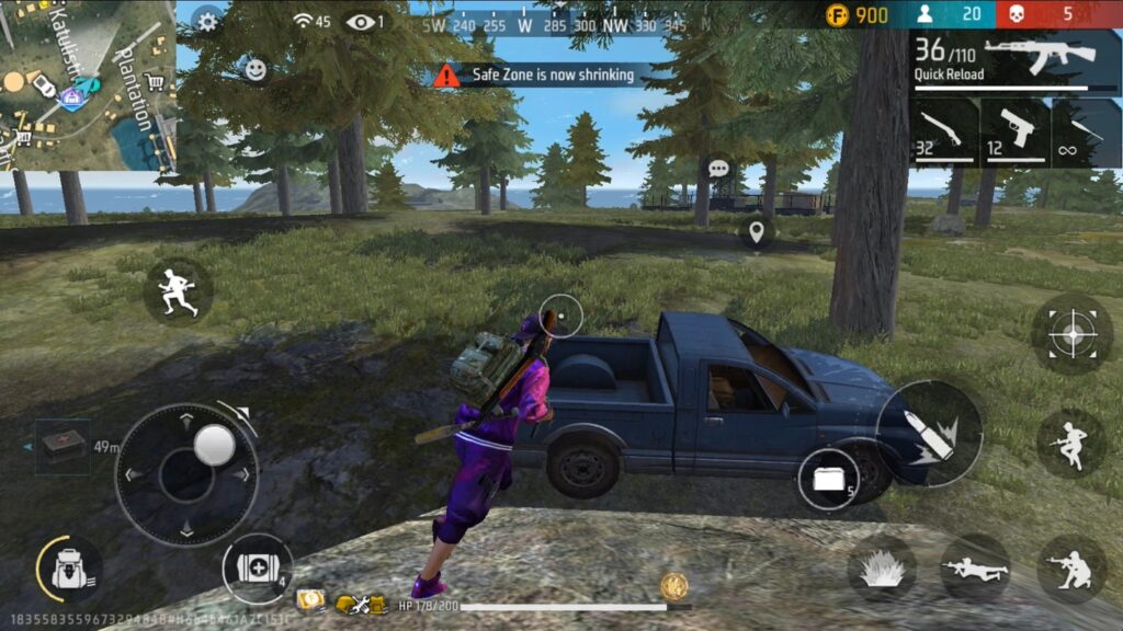 لعبة Free Fire Advance - لقطة شاشة 5
