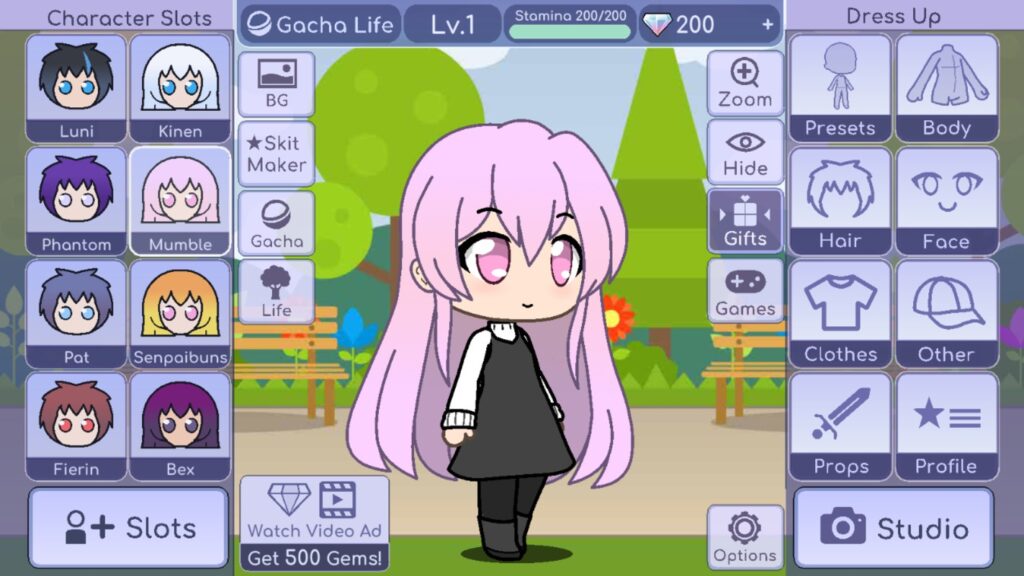 لعبة Gacha Life - لقطة شاشة 1