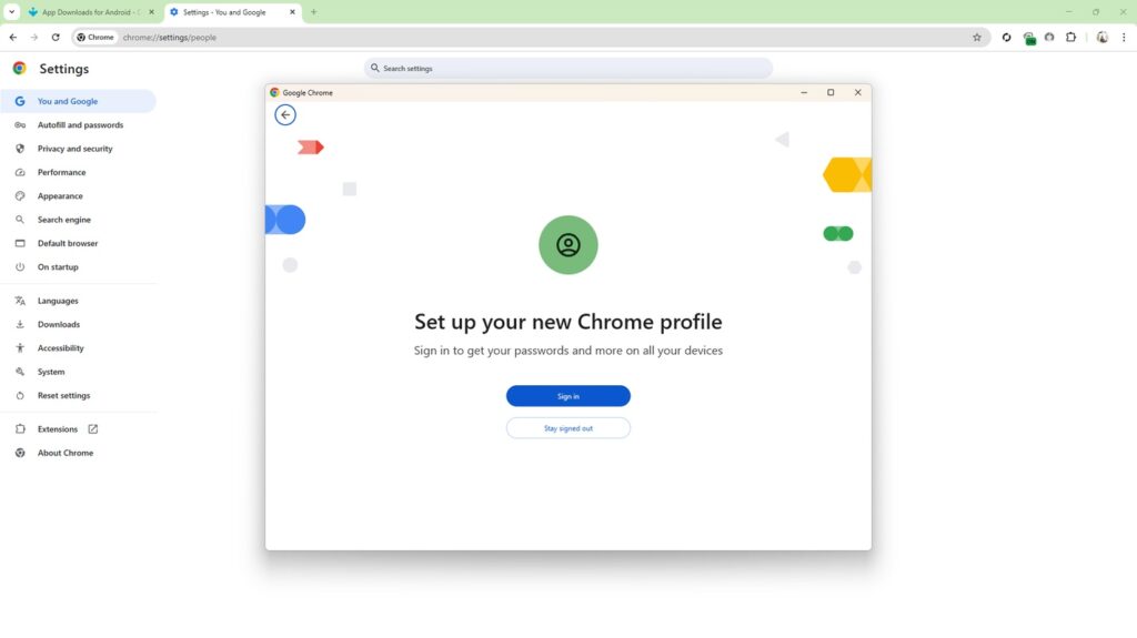 برنامج Google Chrome - لقطة شاشة 2