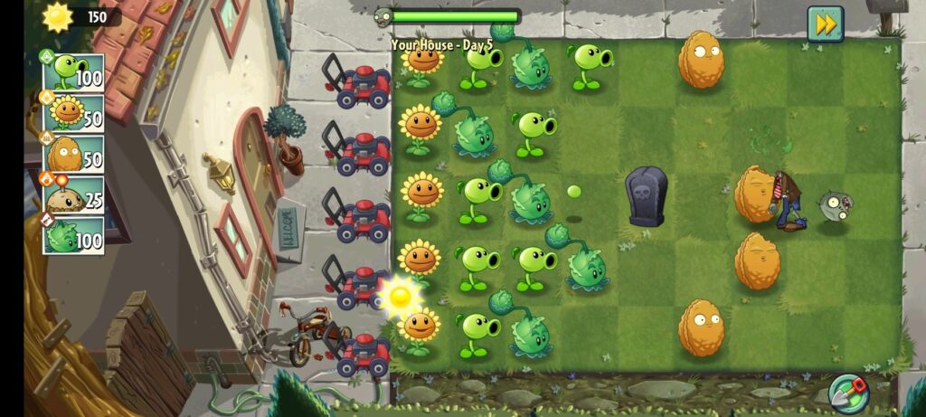 لعبة Plants Vs Zombies 2 - لقطة شاشة 1