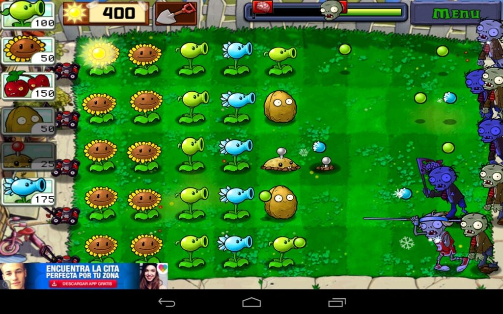 لعبة Plants vs. Zombies FREE - لقطة شاشة 3
