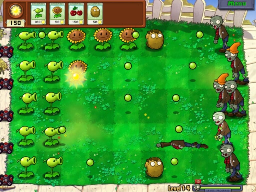 لعبة Plants Vs Zombies - لقطة شاشة 1