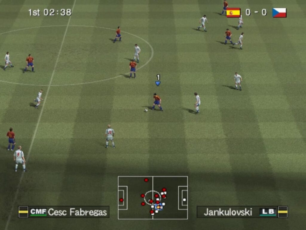 لعبة Pro Evolution Soccer 6 - لقطة شاشة 1