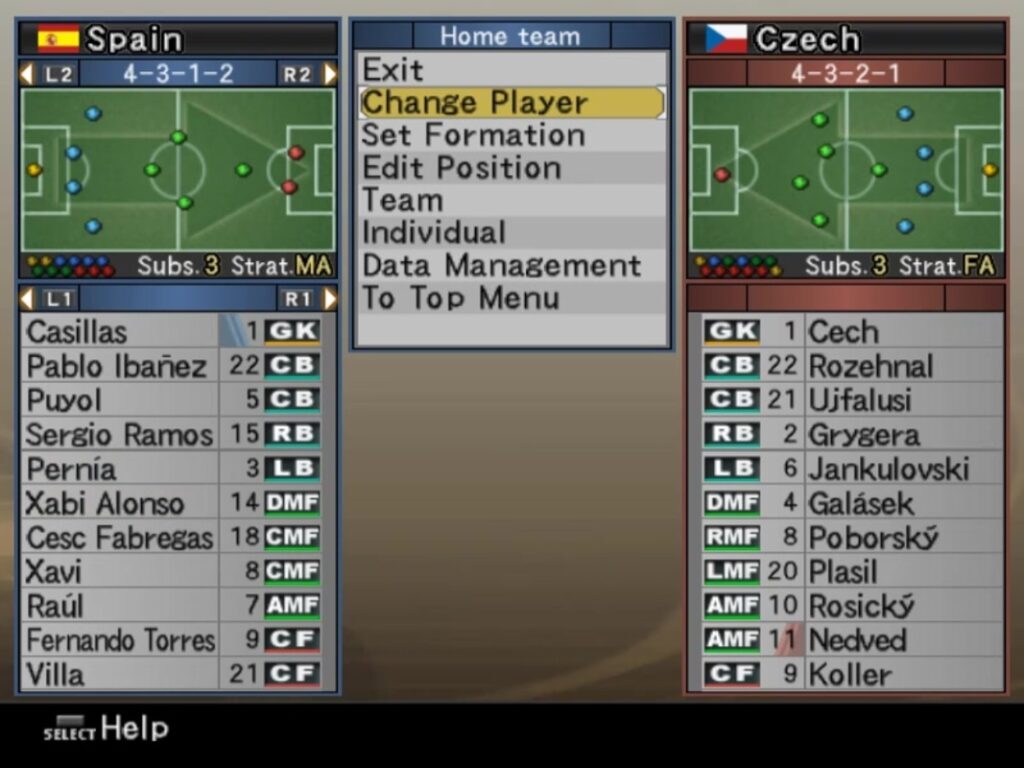 لعبة Pro Evolution Soccer 6 - لقطة شاشة 3