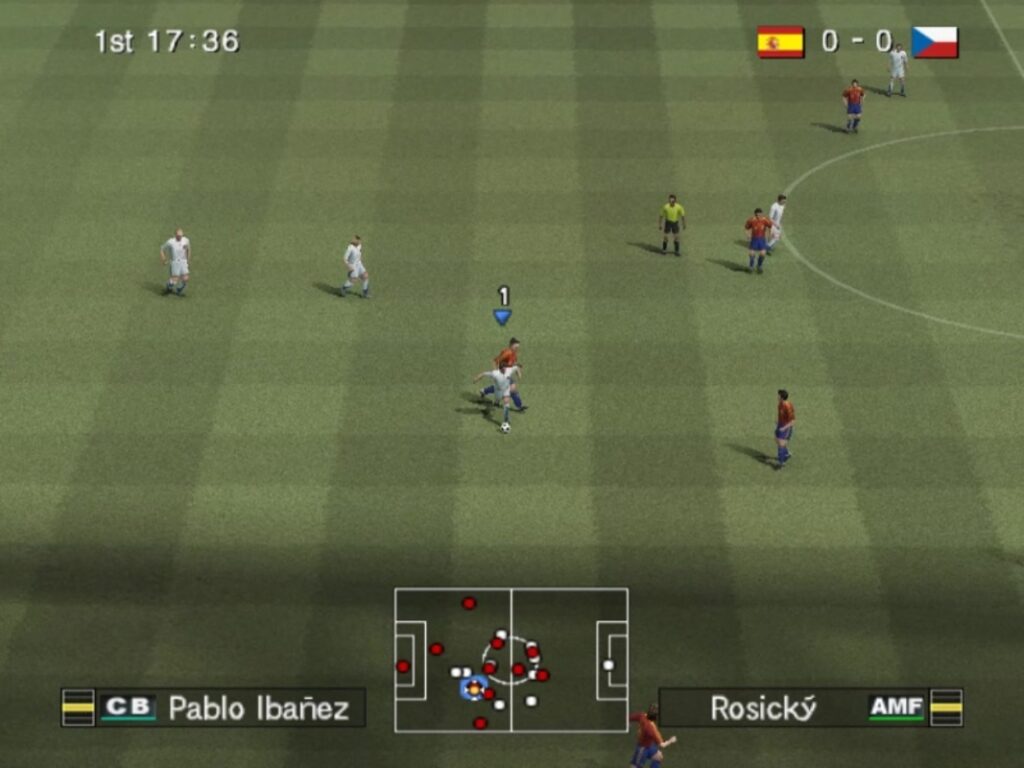 لعبة Pro Evolution Soccer 6 - لقطة شاشة 4