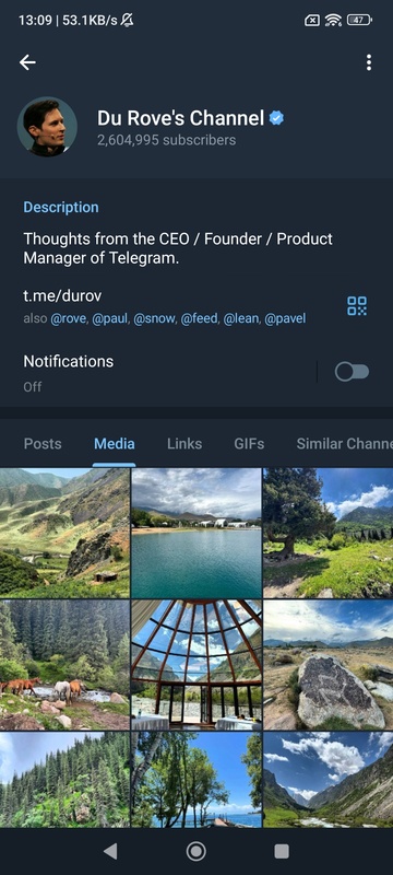 تطبيق Telegram - لقطة شاشة 2