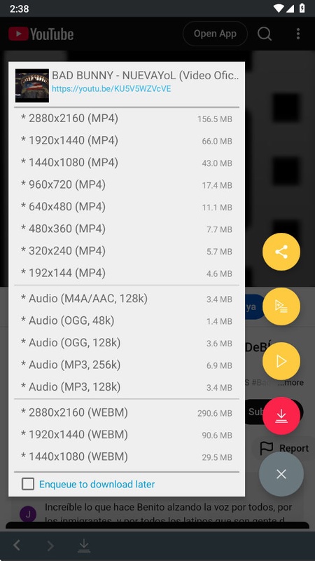 تطبيق TubeMate - لقطة شاشة 4