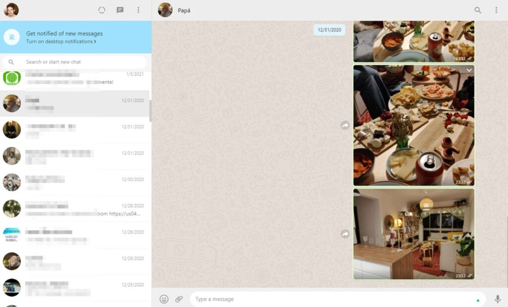 برنامج WhatsApp Desktop - لقطة شاشة 1