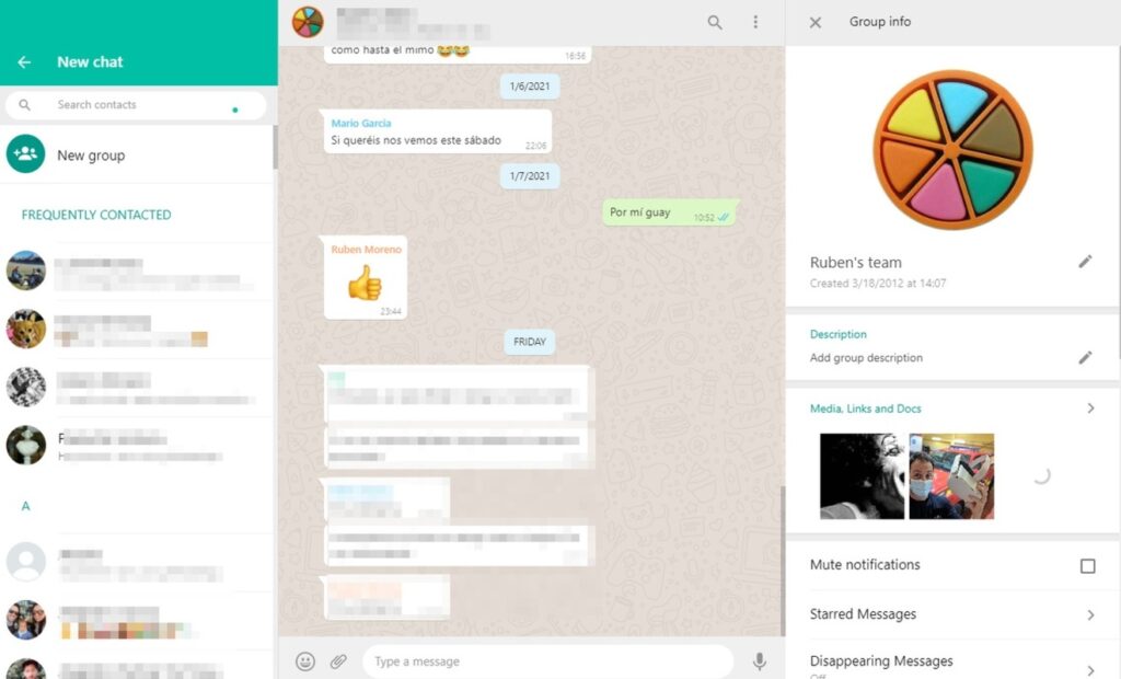 برنامج WhatsApp Desktop - لقطة شاشة 2