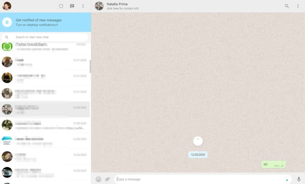 برنامج WhatsApp Desktop - لقطة شاشة 3