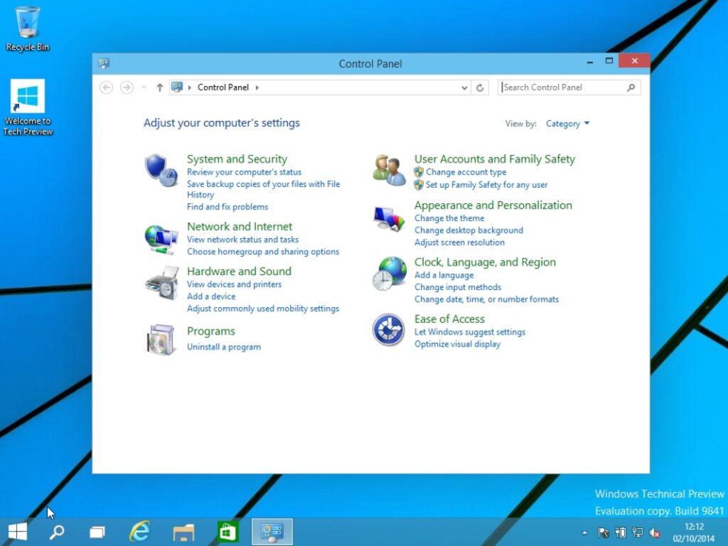 برنامج Windows 10 - لقطة شاشة 2