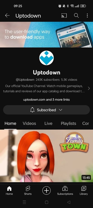 تطبيق YouTube - لقطة شاشة 1