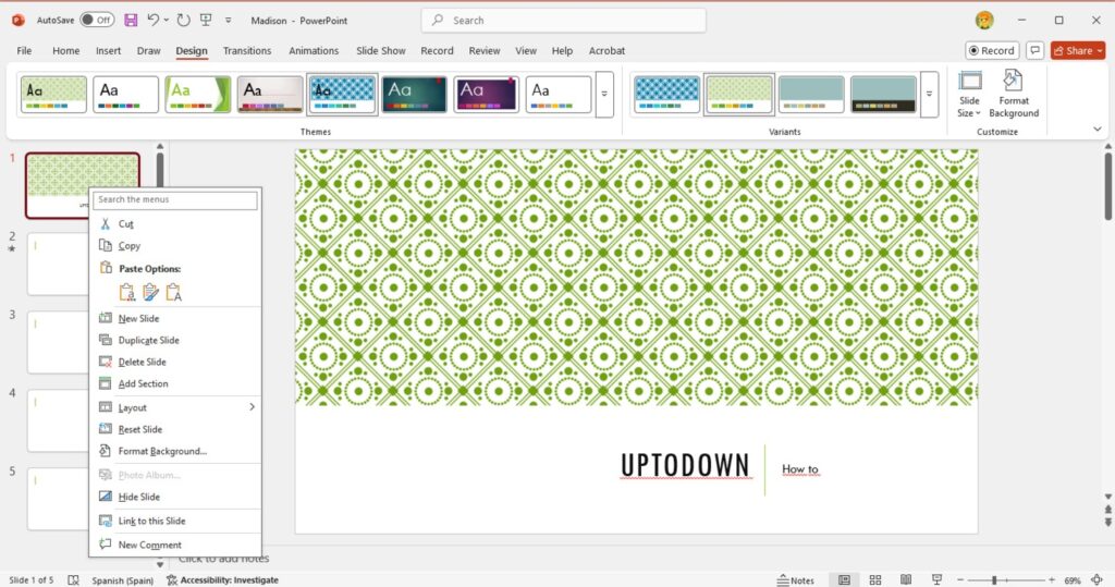 برنامج Microsoft PowerPoint - لقطة شاشة 3