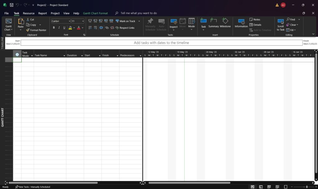 برنامج Microsoft Project - لقطة شاشة 2