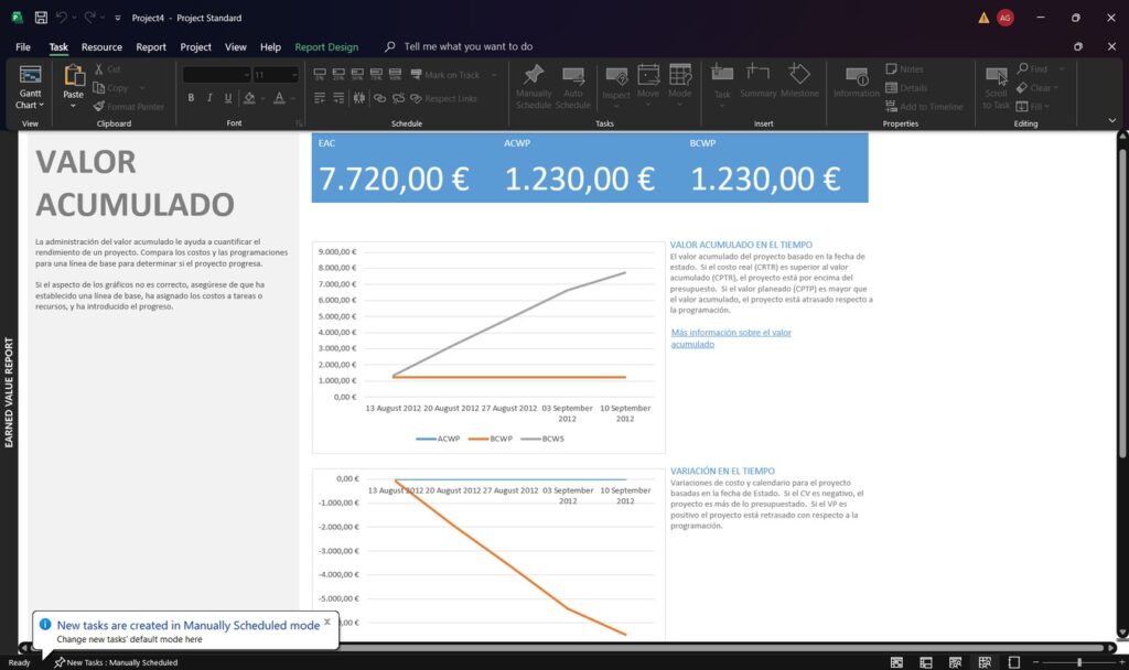 برنامج Microsoft Project - لقطة شاشة 5