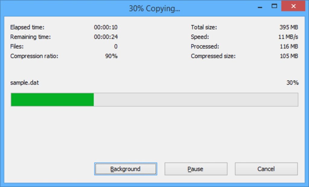 برنامج 7-Zip - لقطة شاشة 3