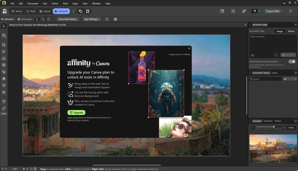 برنامج Affinity - لقطة شاشة 5