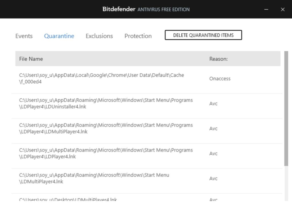برنامج BitDefender Free Edition - لقطة شاشة 2