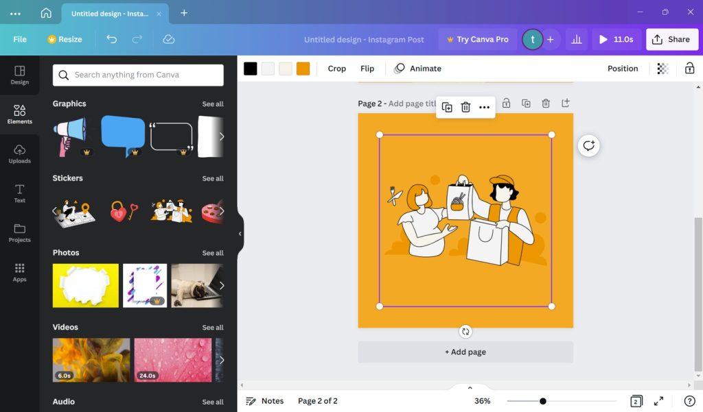 برنامج Canva - لقطة شاشة 5