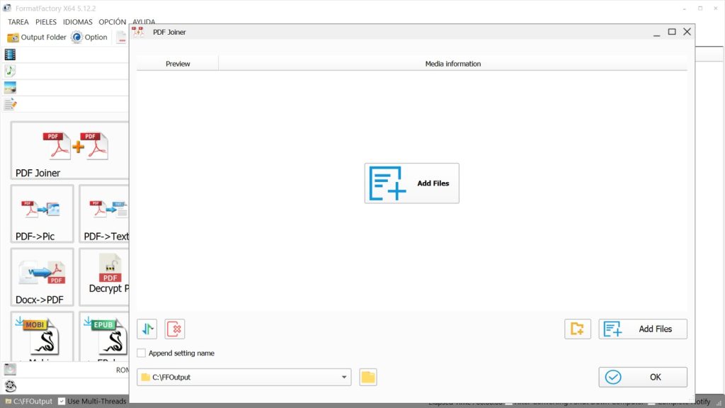 برنامج FormatFactory - لقطة شاشة 5