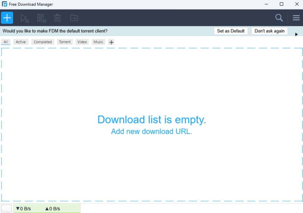 برنامج Free Download Manager - لقطة شاشة 1