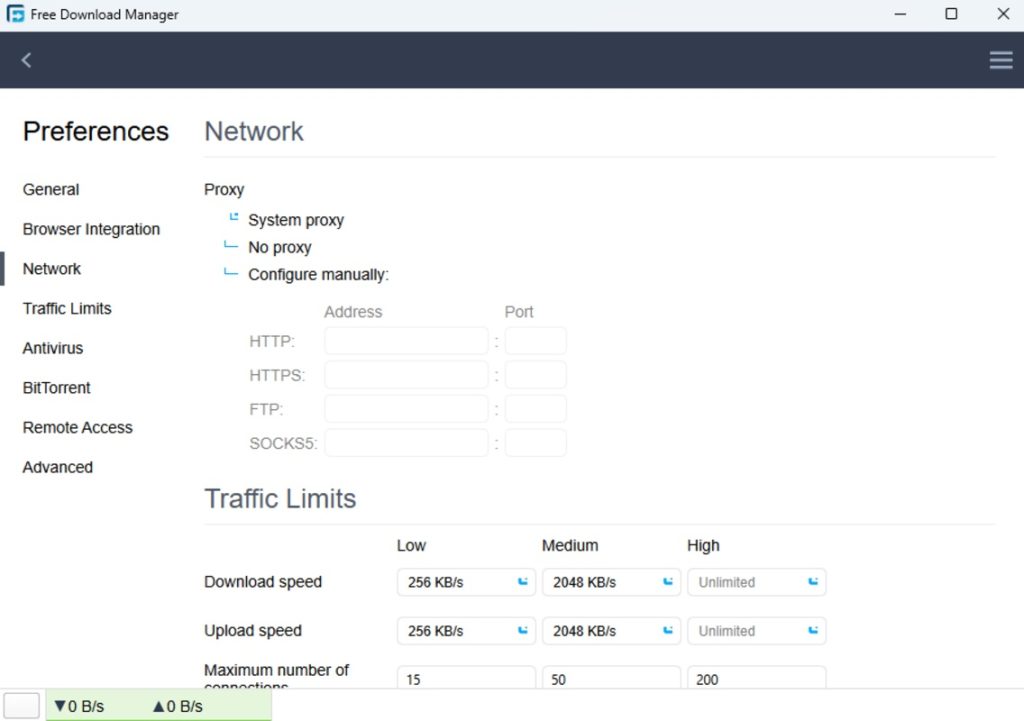 برنامج Free Download Manager - لقطة شاشة 3