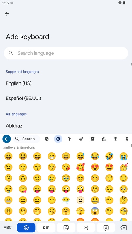 تطبيق Gboard - لقطة شاشة 3