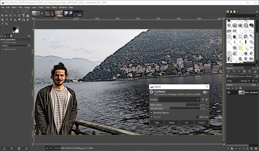 برنامج GIMP - لقطة شاشة 3