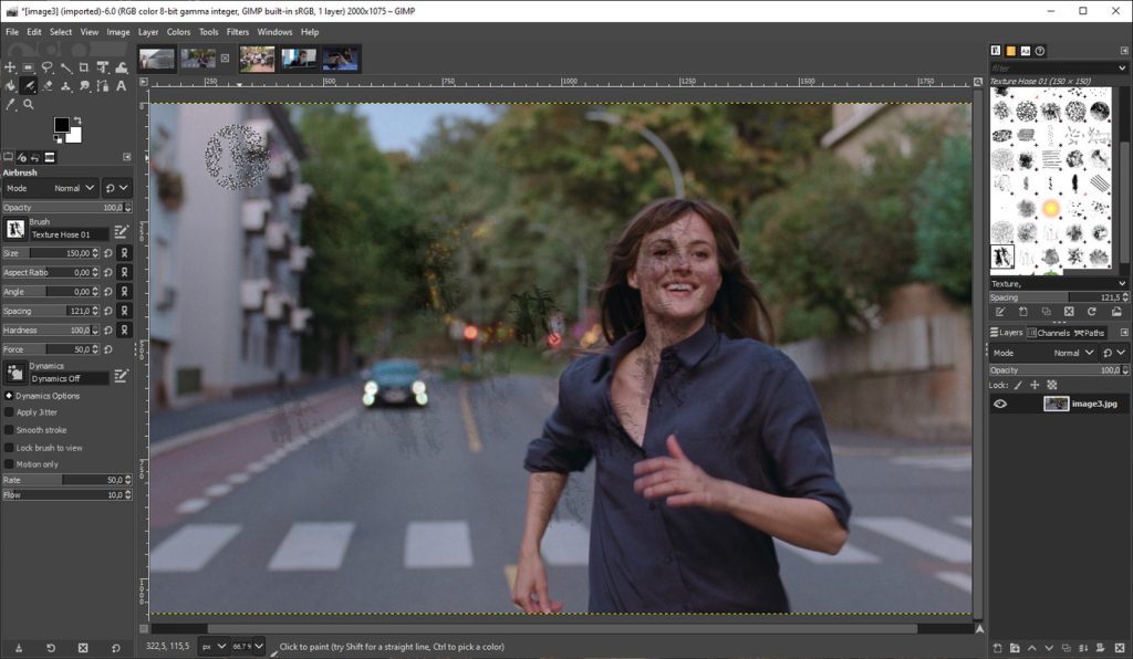 برنامج GIMP - لقطة شاشة 4