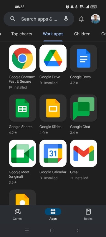 تطبيق Google Play - لقطة شاشة 3