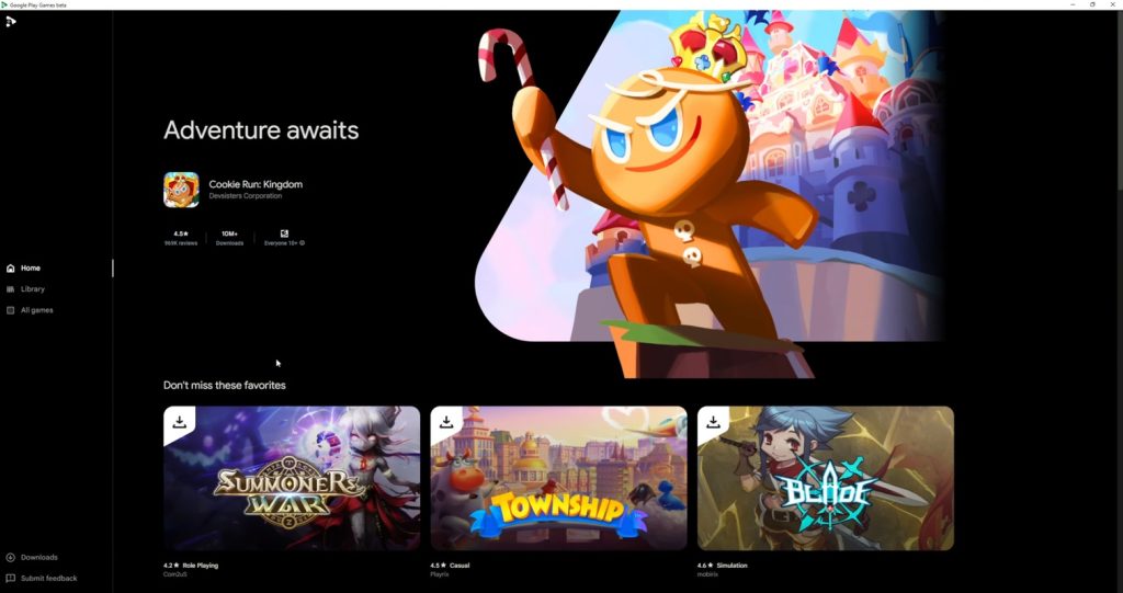 لعبة Google Play Games - لقطة شاشة 1