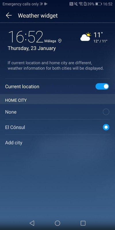 تطبيق HUAWEI Weather - لقطة شاشة 3