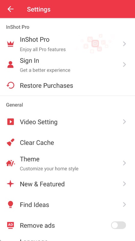 تطبيق InShot - لقطة شاشة 5