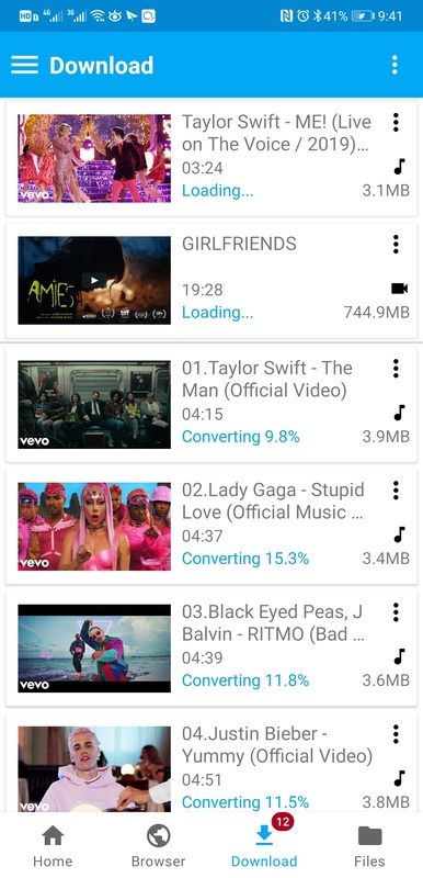 تطبيق iTubeGo YouTube Downloader & MP3 Converter - لقطة شاشة 3
