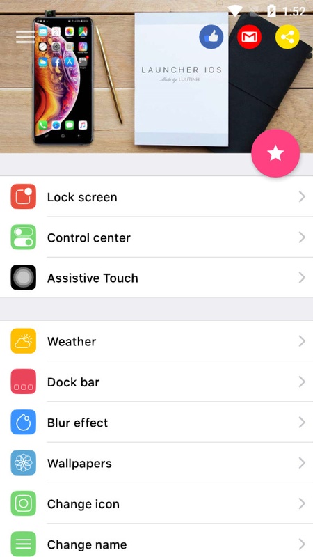 تطبيق Launcher iOS 16 - لقطة شاشة 3