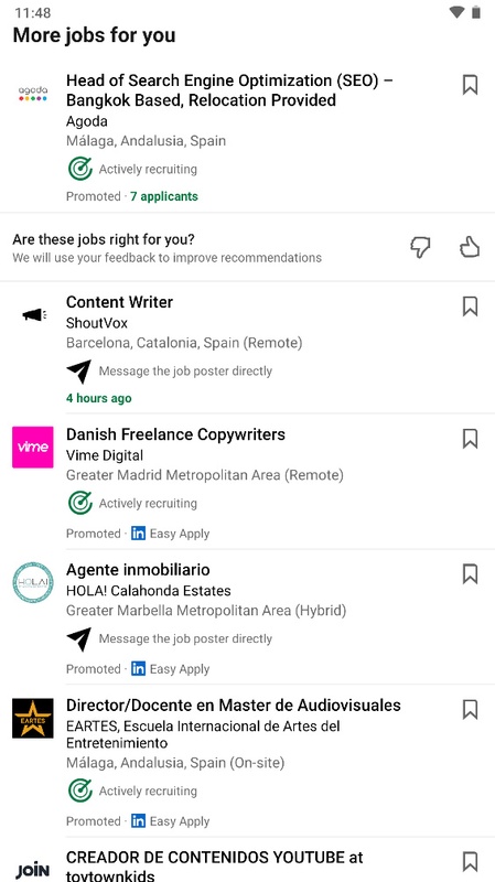 تطبيق LinkedIn - لقطة شاشة 4