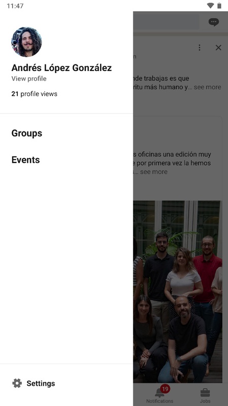 تطبيق LinkedIn - لقطة شاشة 5