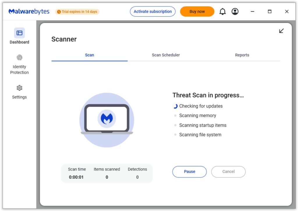 برنامج Malwarebytes - لقطة شاشة 5