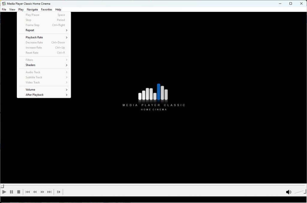 برنامج Media Player Classic - Home Cinema (MPC-HC) - لقطة شاشة 4