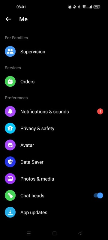 تطبيق Messenger - لقطة شاشة 3
