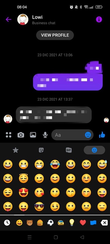 تطبيق Messenger - لقطة شاشة 4