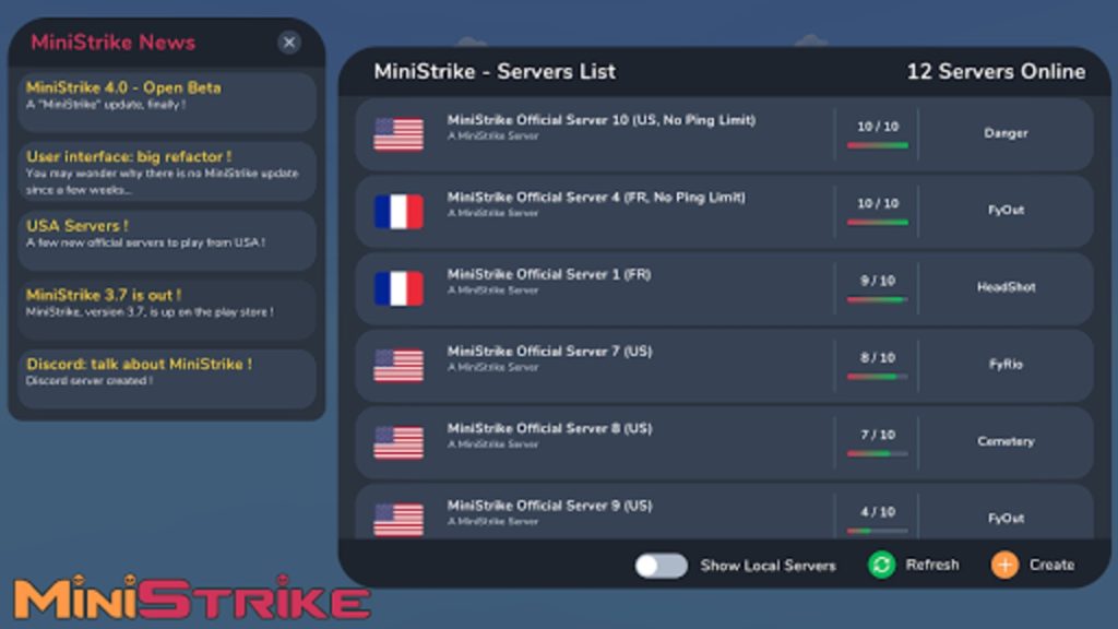 لعبة MiniStrike - لقطة شاشة 1
