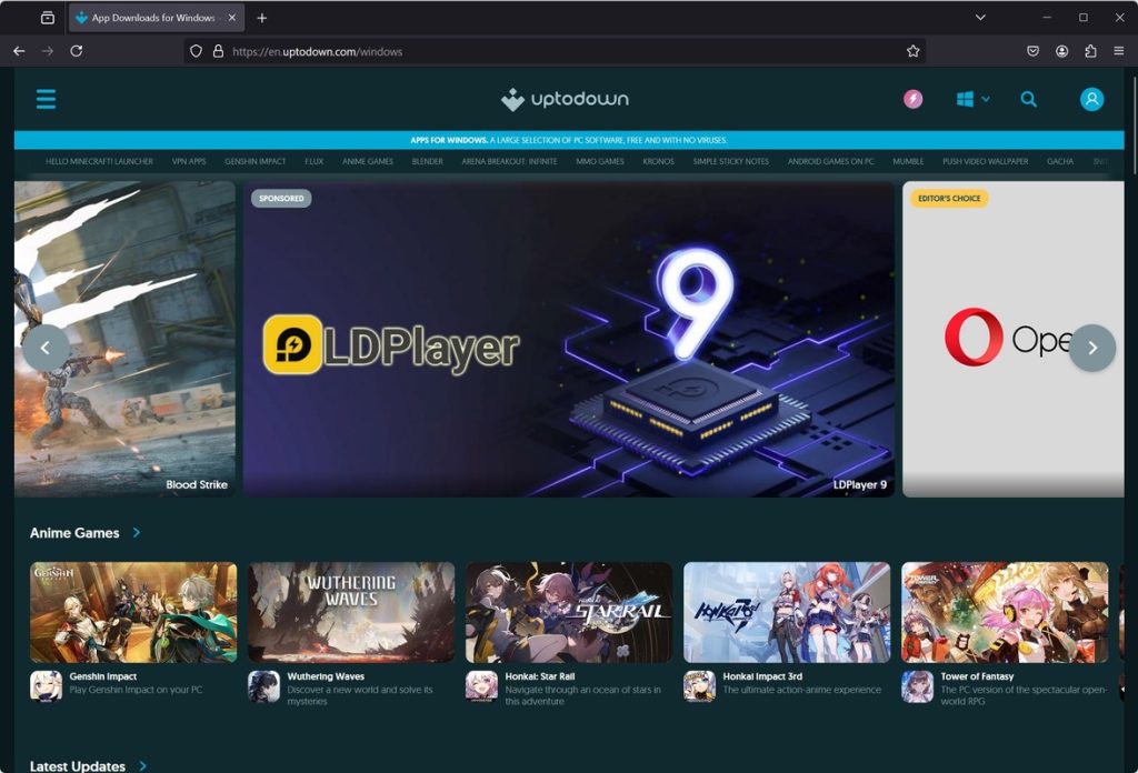 برنامج Mozilla Firefox - لقطة شاشة 3