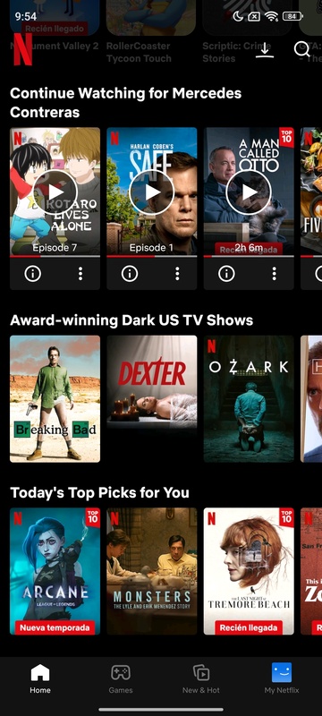 تطبيق Netflix - لقطة شاشة 2