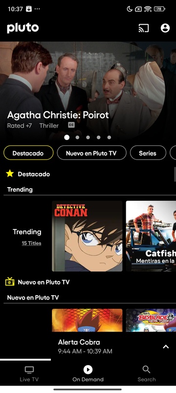 تطبيق Pluto TV - لقطة شاشة 2