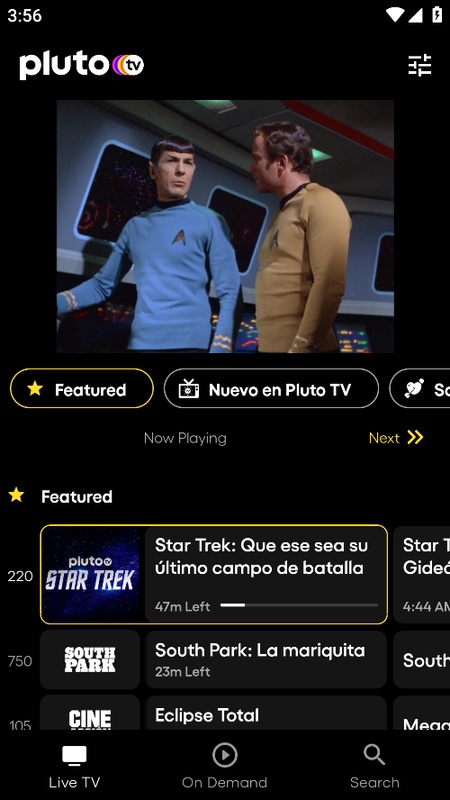 تطبيق Pluto TV - لقطة شاشة 5