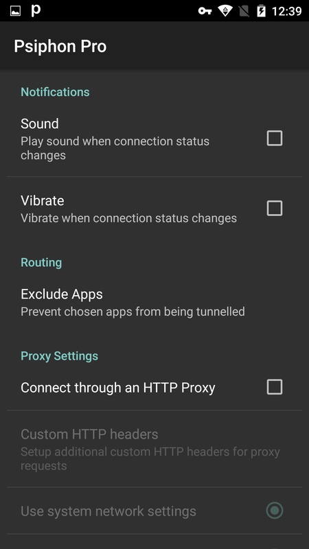 تطبيق Psiphon Pro - لقطة شاشة 3