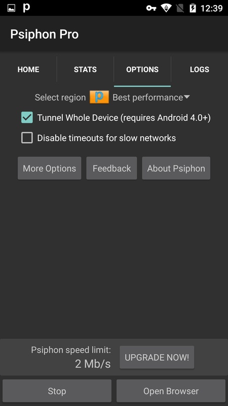 تطبيق Psiphon Pro - لقطة شاشة 4
