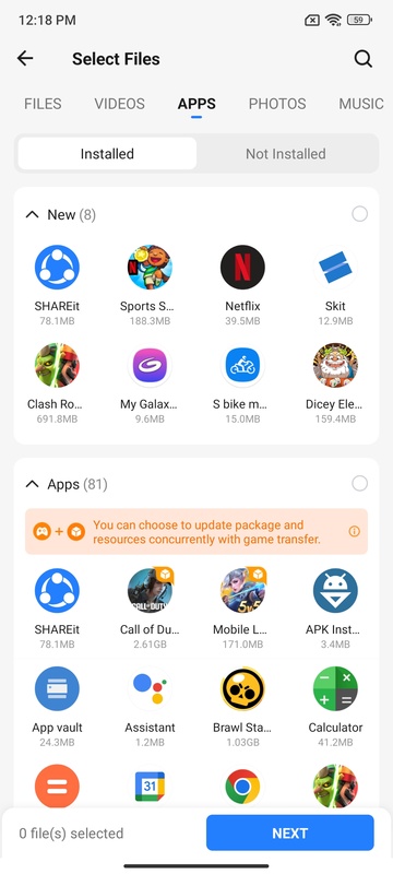 تطبيق SHAREit - Connect & Transfer - لقطة شاشة 2
